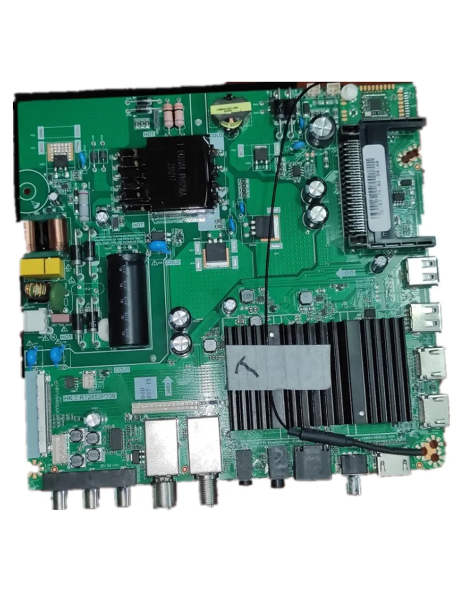 Free shipping! HK-T.RT2853P739  4K network WiFi TV motherboard digital TV T2 available in Russia and Middle East countries