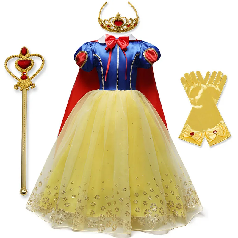 Snow White Princess Dress for Girl Easter Carnival Party Kids Cosplay Vestidos Fantasia Girls Costume Halloween Costume for Kids