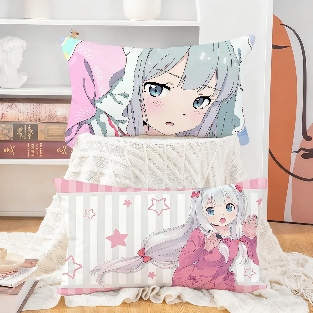 anime Kawaii S-sensei Izumi cushion cover Rectangle Pillow Cover Home Sofa Living Room Dorm Bedside Hogar Pillowcase Party Gift