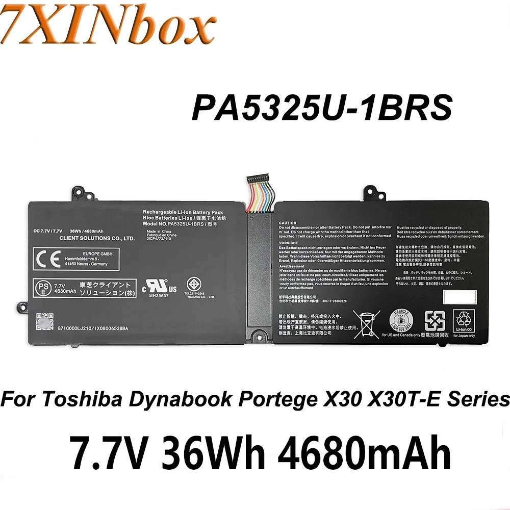 

Аккумулятор для ноутбука Toshiba Portege X30, 7,7 В, 36 Вт · ч