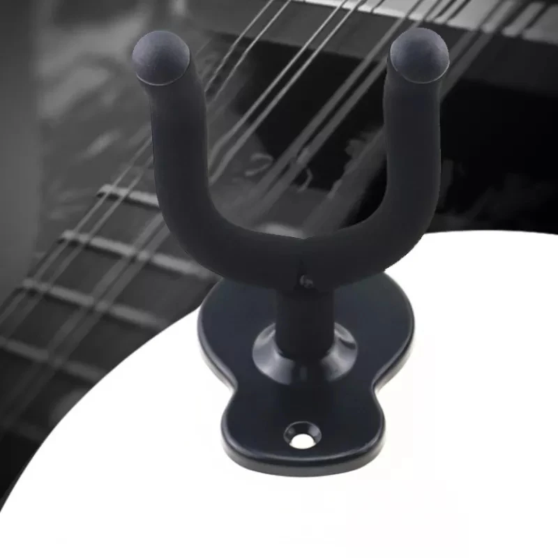 Metal Guitar Hanger Hook Wall Mount Non-slip Holder Stand for Guitar Ukulele Violin Bass Guitar Instrument Accessories