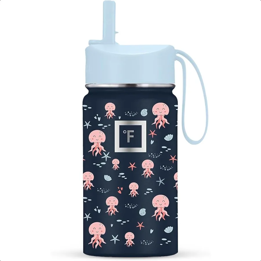 

Water Bottle Straw Lid 20 Name Stickers Vacuum Insulated Stainl Steel Double Walled Tumbler Travel Cup Mug Inkredible Octopus