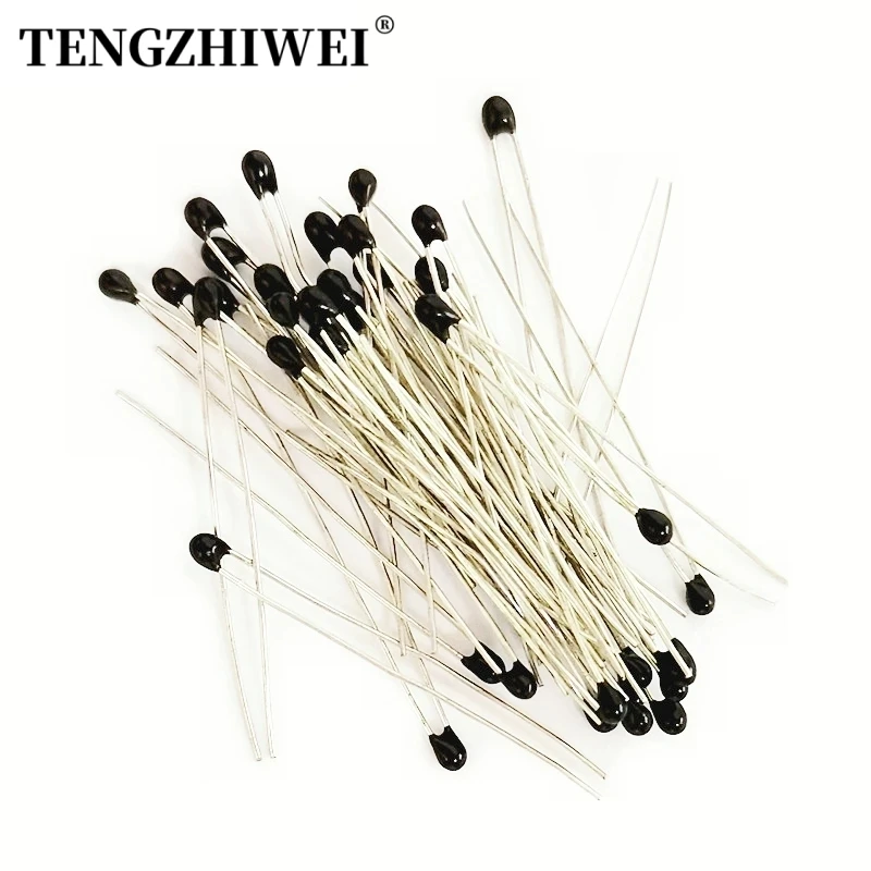 10PCS NTC Thermistor Thermal Resistor MF52 NTC-MF52AT 1K 1.5K 2K 2.2K 2.7K 3K 3.3K 4.7K 5K 10K 15K 20K 40K 50K 100K B3435 1%