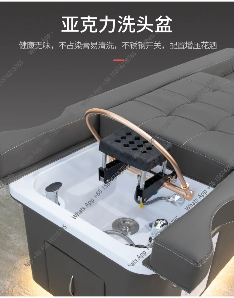 

Kk Health Center Lifting Hair Treatment Shampoo Bed Foot Bath Water Circulation Beauty Salon Foot Therapy Thai Massage Foot