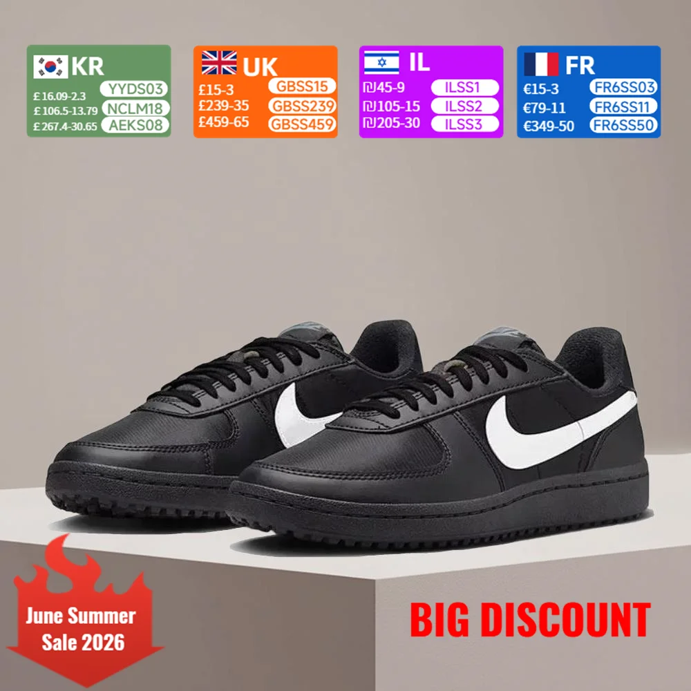 Nike FIELD GENERAL Trendy and versatile Slip-resistant and durable Classic fashion skate shoes FZ5593-001