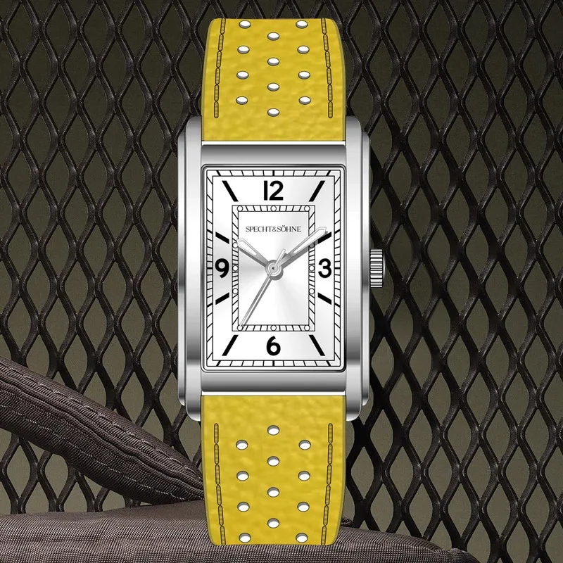 Specht & Söhne, модные часы для пар VH31, кварцевые часы, повседневные часы в стиле ретро, с сапфировым стеклом, кожаный ремешок, стальные часы