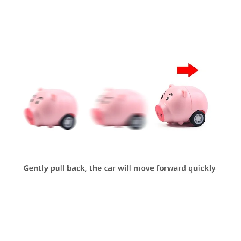 Children\'s Toys Mini Pull-Back Inertia Car Cute Animal Car Boys And Girls Baby Educational Toys