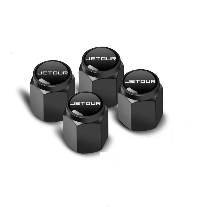 4 Pack Aluminum Car Tire Valve Cover Anti-Theft Wheel Tire Rod for Chery Tiggo 3x 4 5x 7 Pro Tiggo 8 PLUS Arrizo 2024
