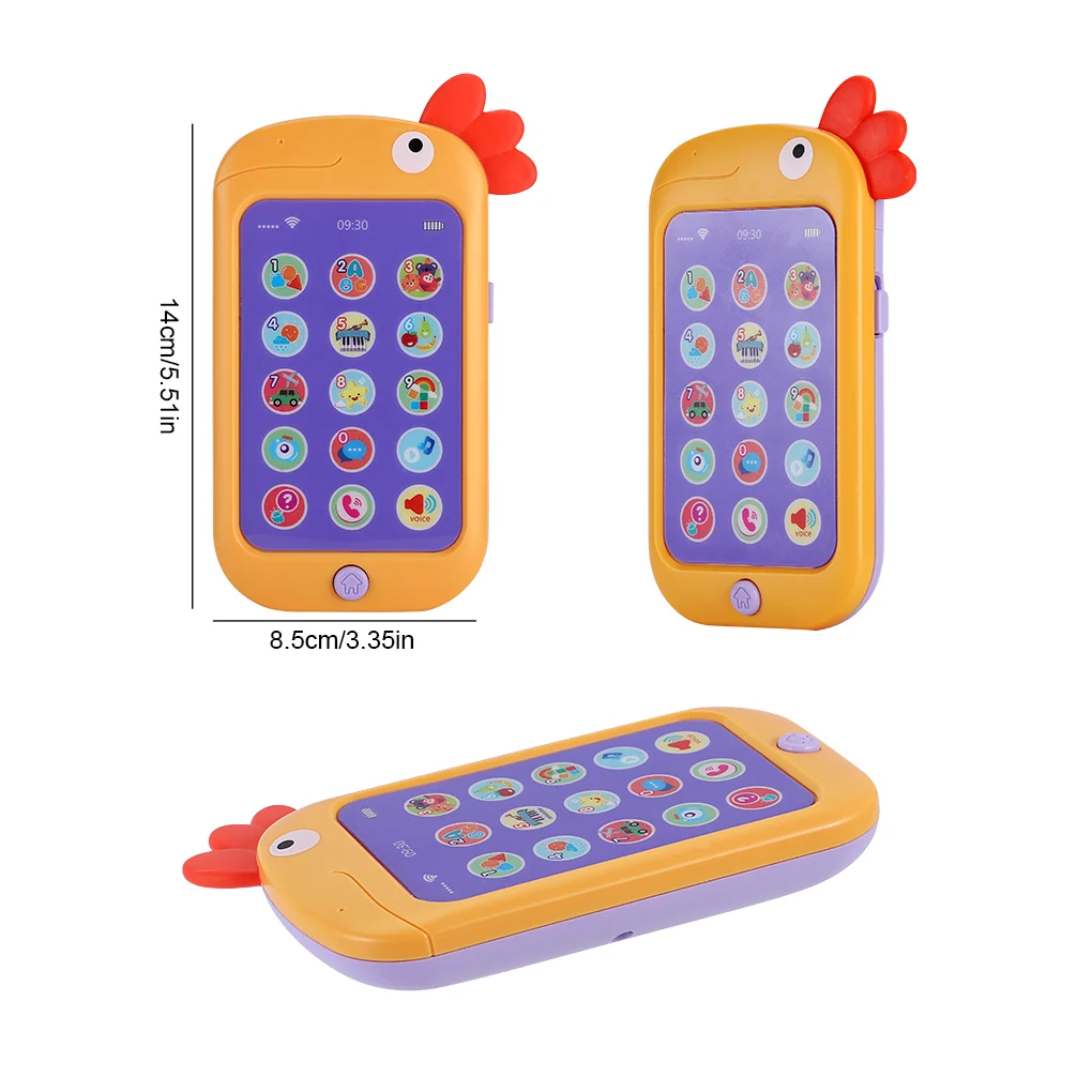 Baby Music Phone Educational Electric Baby Phone Toy Touching Portable Kids Teaching Toy