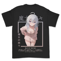 . Kaos Anime MOJO NO TABITABI ELAINA Wandering Witch The Journey Of Elain BERGAYA STORE