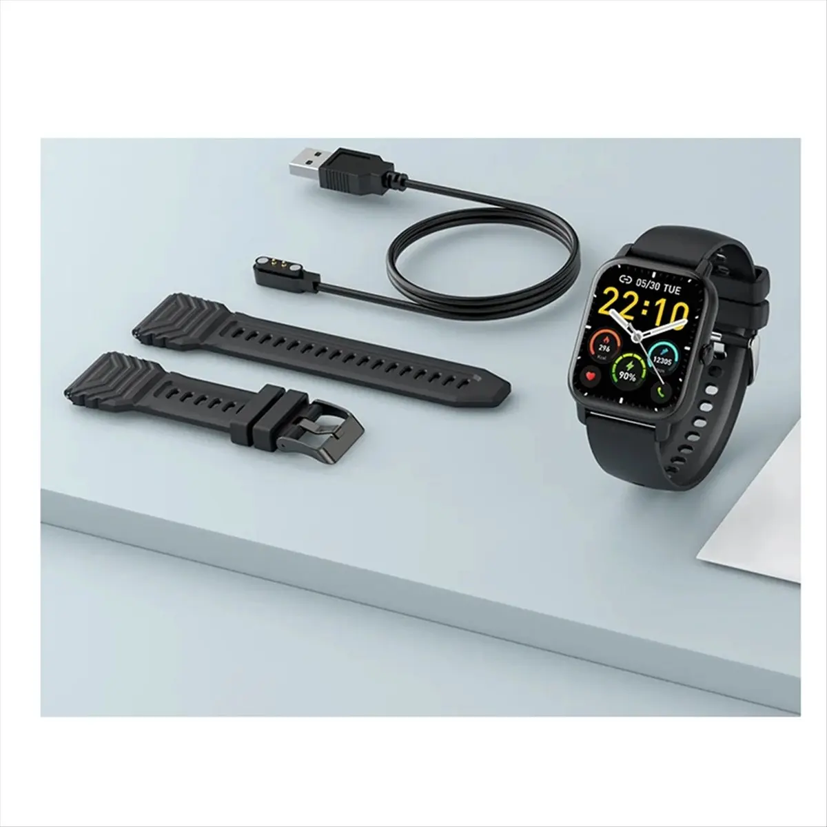 Top Smart Watch, 1.85inch Sports Watch for IP68 Waterproof, 110+ Sport Modes, Fitness Activity Tracker, Ultra Thin Watch.