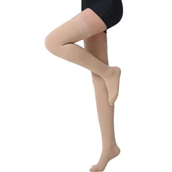 Hh Medical Compression Stockings Women Closed Toe Thigh High 23-32mmHg Elastic Nursing Over Knee Prevent  Varicose Veins Socks