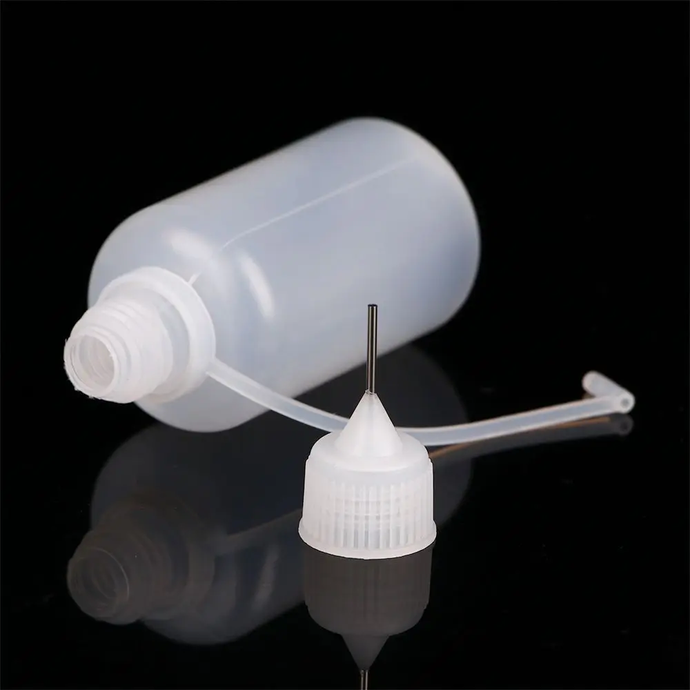 High quality Plastic Transparent Needle Tip Squeeze bottle Refillable Bottle Empty Dropper Bottles