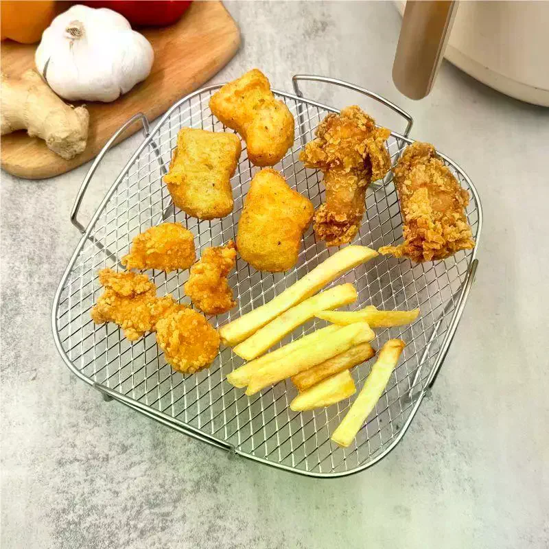 Multifunctional Roasting Rack Compatible Airfryer Dehydrator BBQ Rack Steamer Roasting Cooking Tools For Air Fryer Accessories