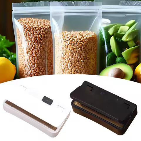 Mini Bag Sealer Compact 5 Adjustable Gears Handheld Keeping Fresh Multipurpose Heat Sealer for Chips Candies Cookies Home Travel