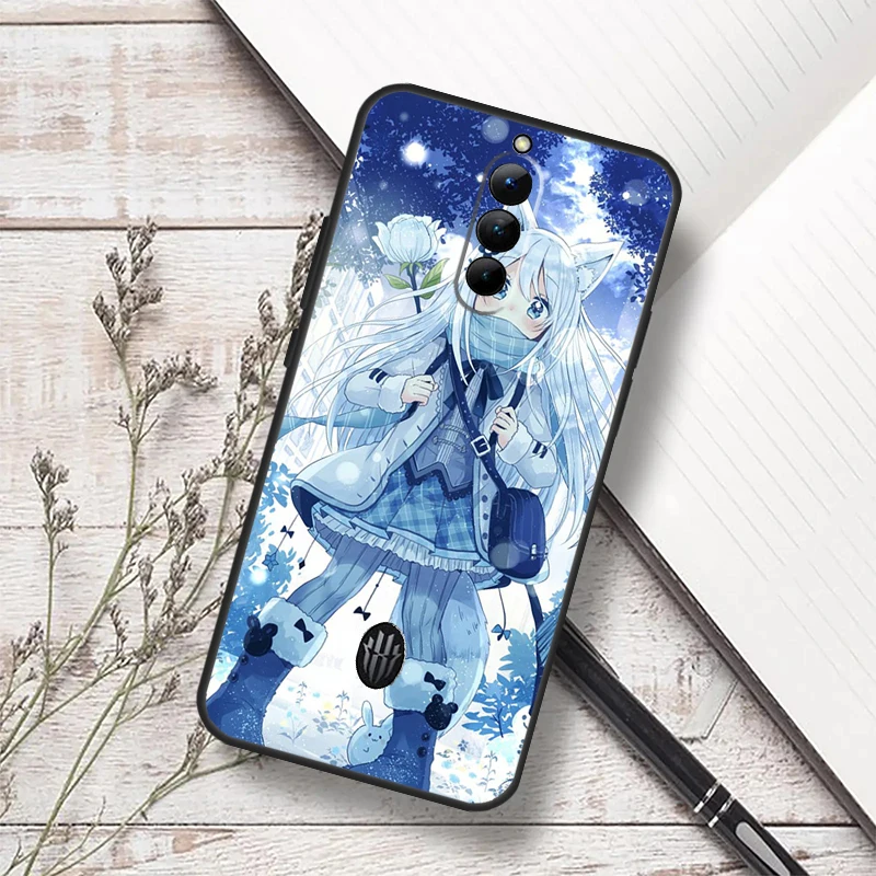 Anime Cat Girl Case For ZTE Nubia Red Magic 10 Air 6S 7S 7 Pro RedMagic 10S 9S 8S 8 9 10 11 Pro Plus Funda - view 5