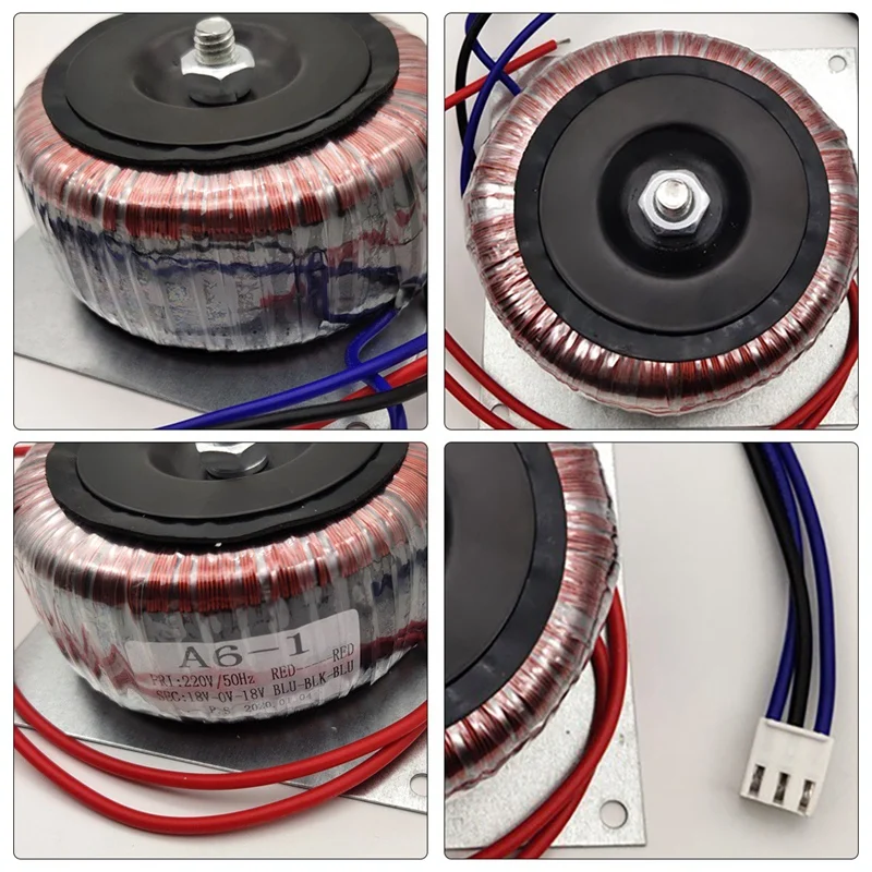 Imagem -05 - Transformador Toroidal de Cobre para Amplificador de Potência Fonte de Alimentação Dupla Transformador de Loop