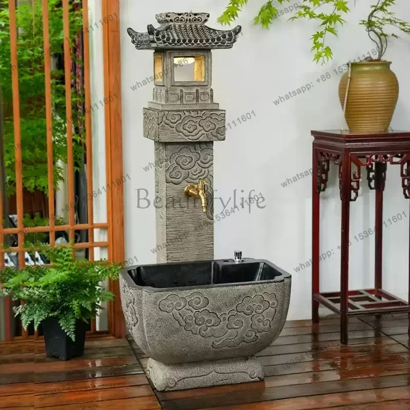 outdoor mop pool outdoor courtyard sink basin outdoor wash basin balcony home garden sink new