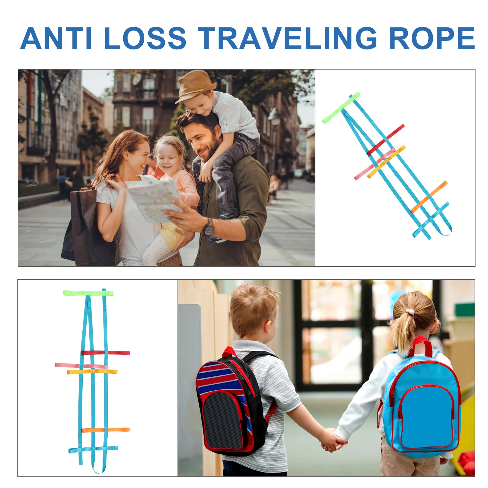 

Children Safety Walking Rope Kid Anti-Lost Outdoor Walking Rope for Preschool Kindergarten Group Activity Safety