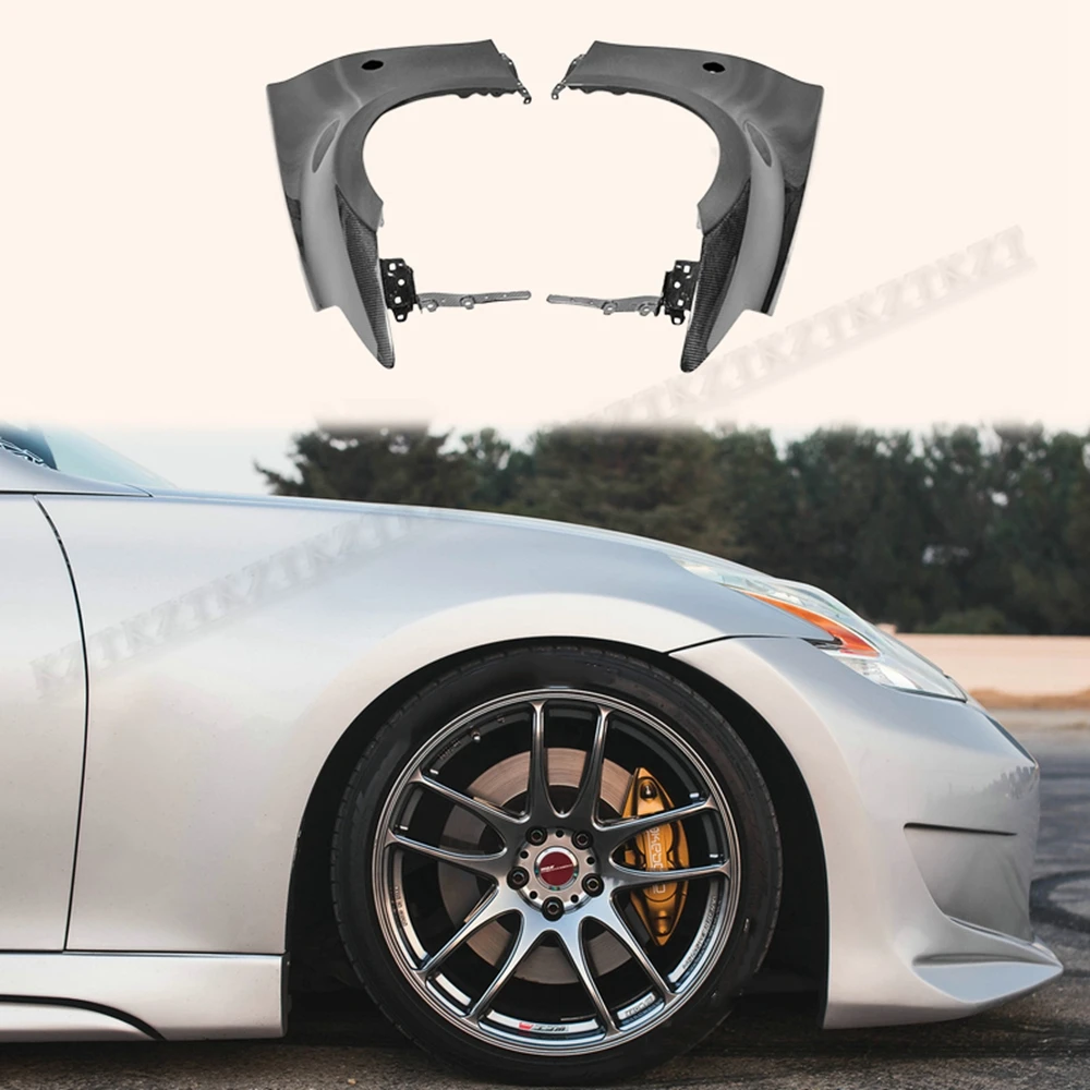 

For Nissan 09 Onwards 370Z Z34 Oem Style Front Fender Carbon Fiber