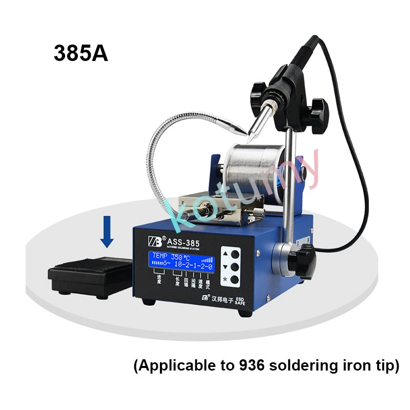 ASS-385 Digital Display Automatic Soldering Machine Automatic Tin Feeding Tin BGA Soldering Station Floating Machine