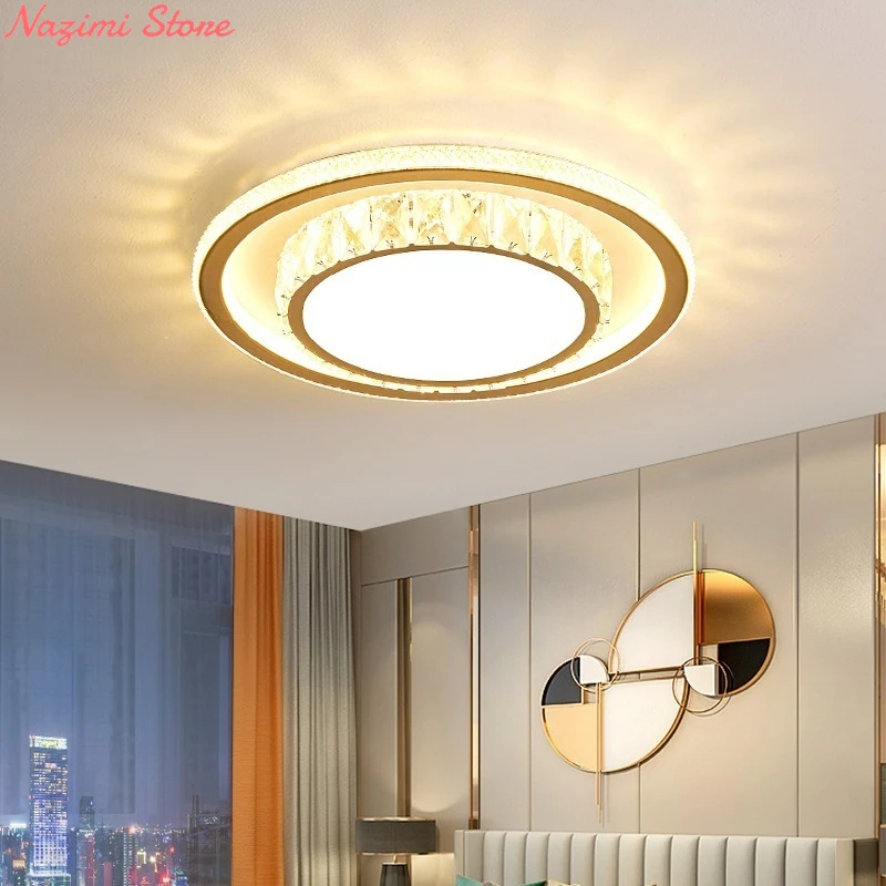 

Crystal Set Ceiling Chandelier Modern Led Luxury Crystal Ceiling Lamp Luxury Atmosphere Square Living Room Dining Room Bedroom