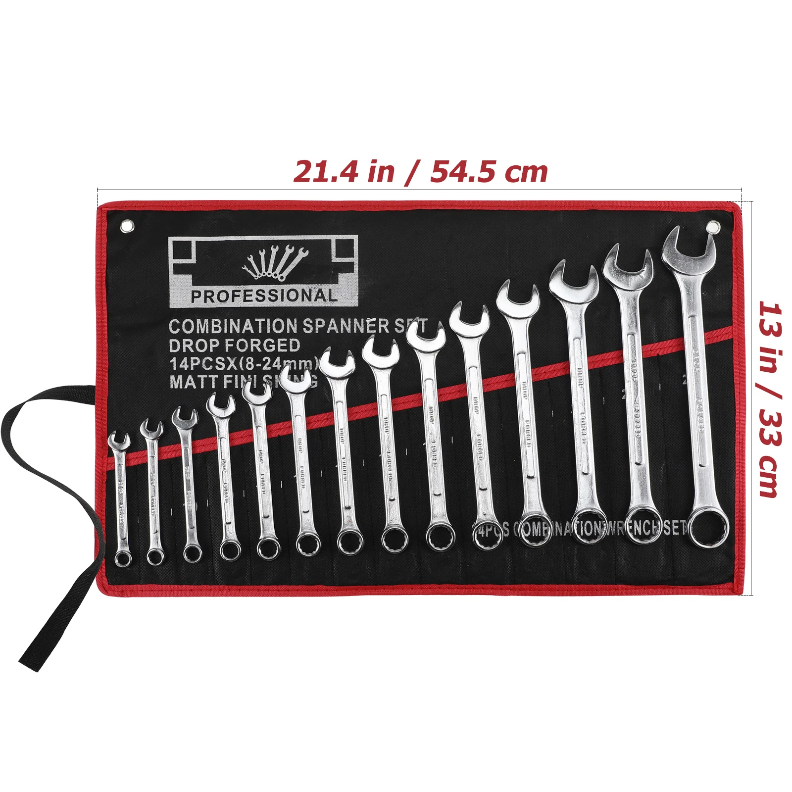 14Pcs Craftsman Wrenches Set Double-Ended Rust Resistant Manual Tool Kit Garage Workshop Service Wrench Set Brake Line Wrench