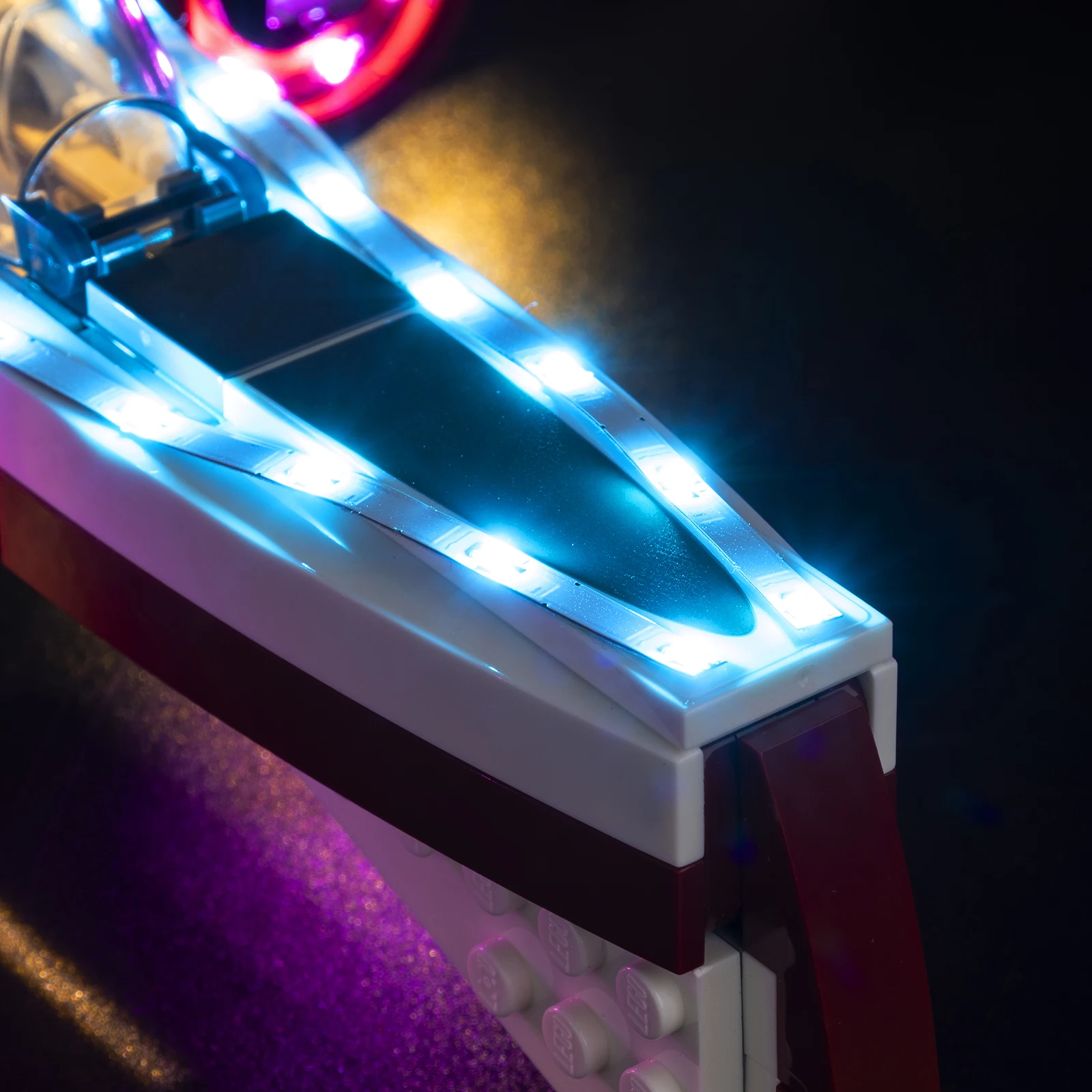 Kyglaring led light kit for ARC-170 Starfighter 75402 Model Building Block (only light included)