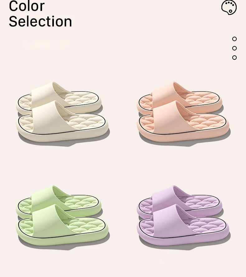 Superleichte weiche Hausschuhe, einfache Mode-Slides, elastische EVA-Schuhe, bunte Turnschuhe in der Tür, Badezimmer-Flip-Flops – Detail 7