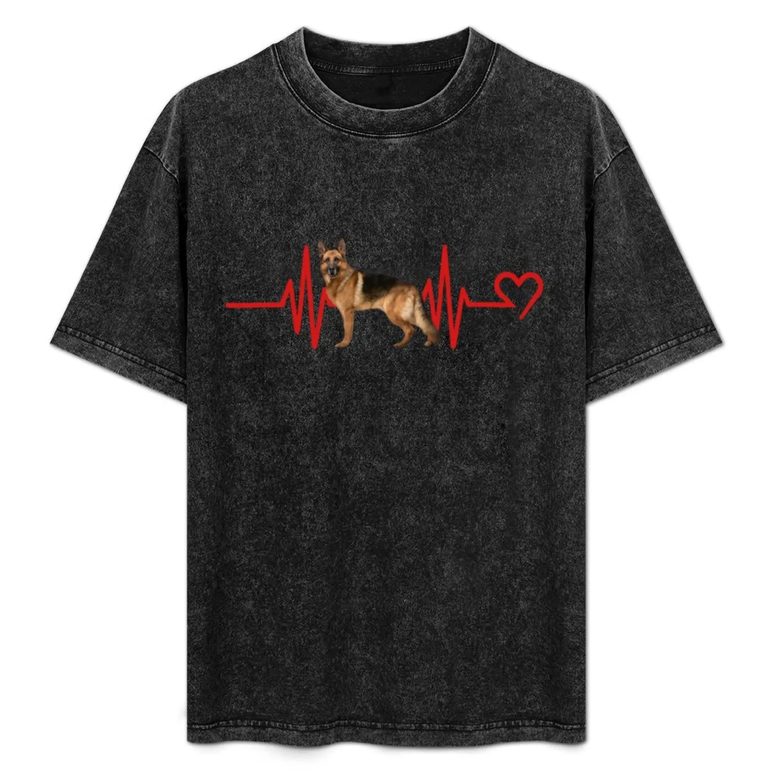 Love with my heart - German Shepherds 2 T-Shirt shirts graphic tees boys whites mens t shirts casual stylish