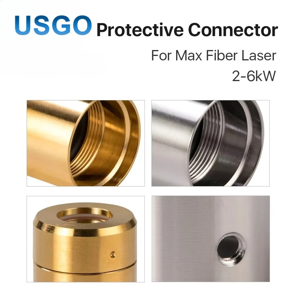 USGO Fiber Laser Source 2-6KW Output Protective Connector Lens Group for Metal Cutting Welding Machine Parts