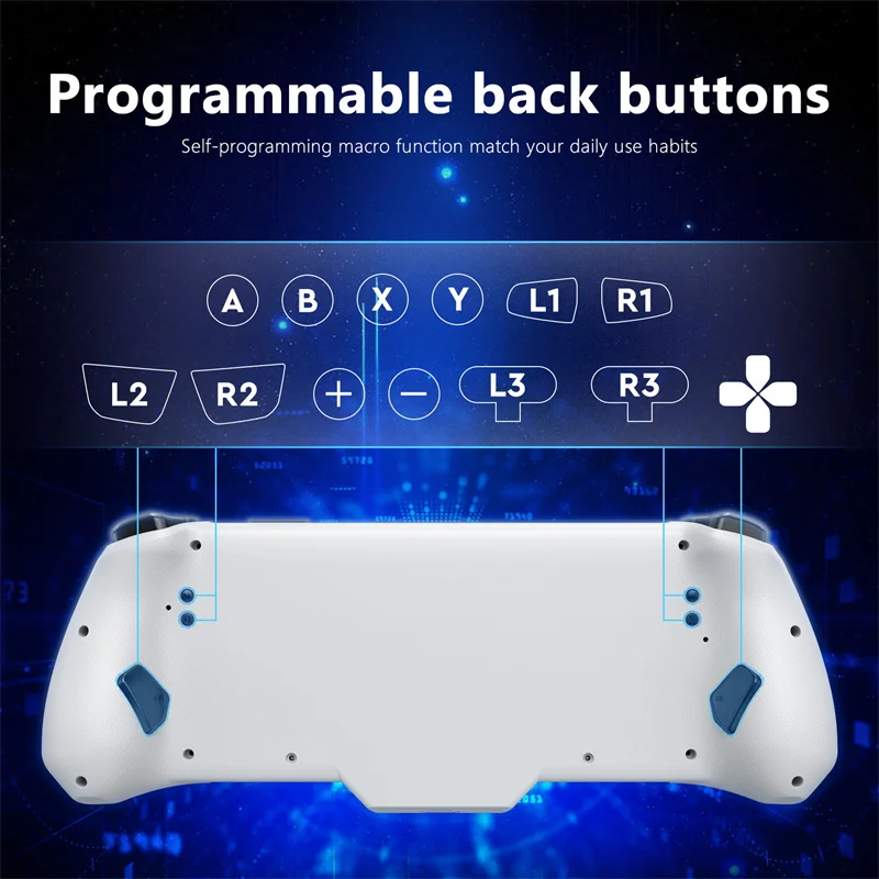 LinYuvo-controlador YS45 Pro para Nintendo Switch, Gamepad con diseño giroscópico de 6 ejes incorporado, agarre de mano, doble Motor, vibración, JoyPad