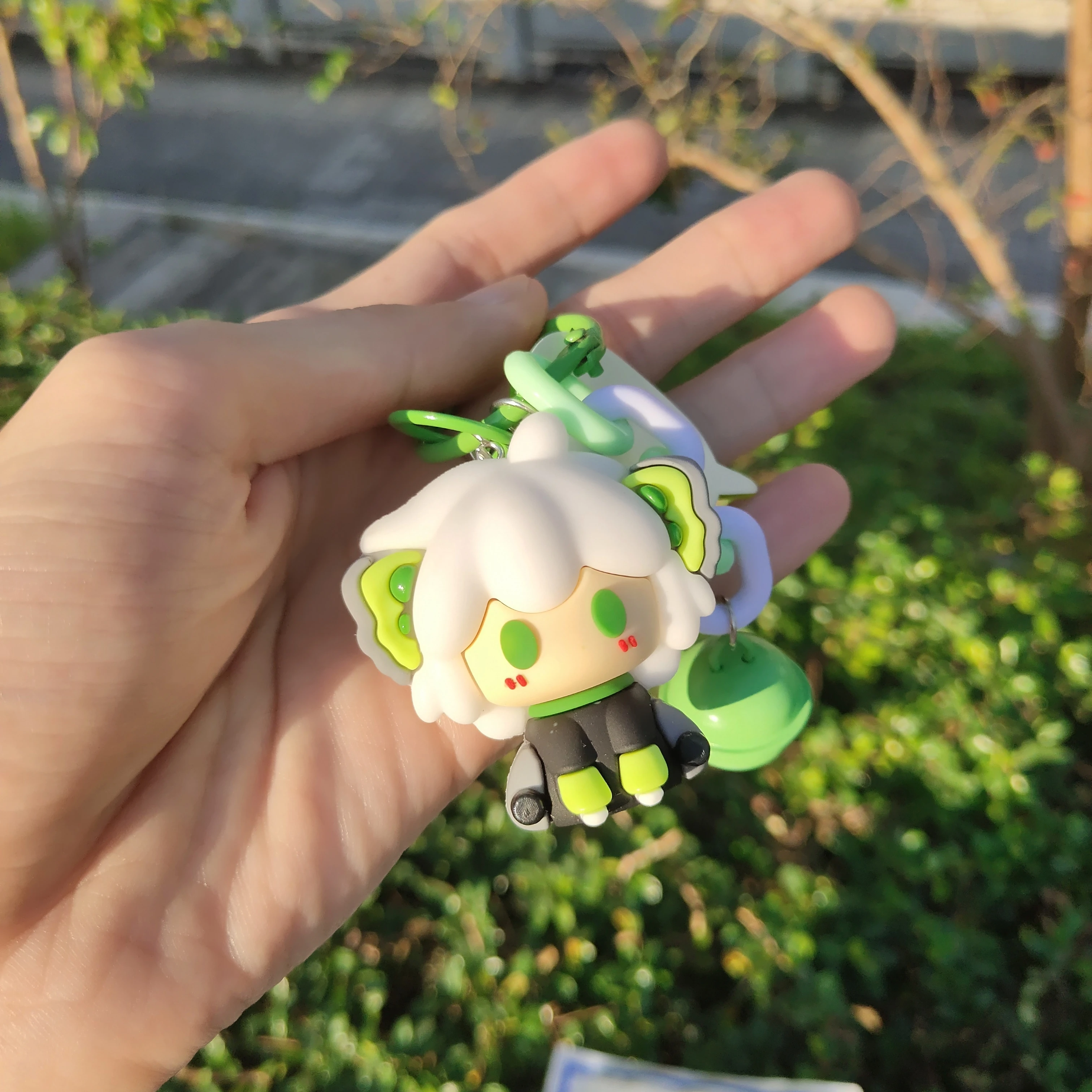 Luo Xiaohei Keychain The Legend of LUOXIAOHEI Cute Cartoon Car Keychain Couple's Bag Pendant Key Ring Birthday Gift