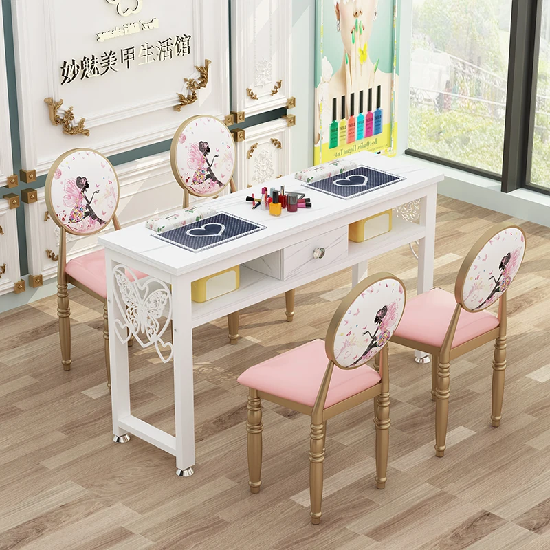

Organizer Pillow Nail Table Storage Workstation Aesthetic Nordic Nail Table Wommen Designer Mesa Manicura Salon Furniture