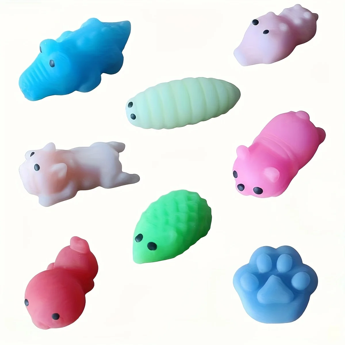 

Adorable Squishy Stress Relief Toys - Cute Cartoon-Shaped Fidget Squishies, Healing Boredom-Busting Gadgets & Gag Gifts, Ideal P