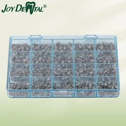 20/50 set JOY staffe ortodontiche dentali MIM monoblocco odontoiatria Ortho bretelle materiale metallico Mini Roth.022/MBT.018 ganci 345