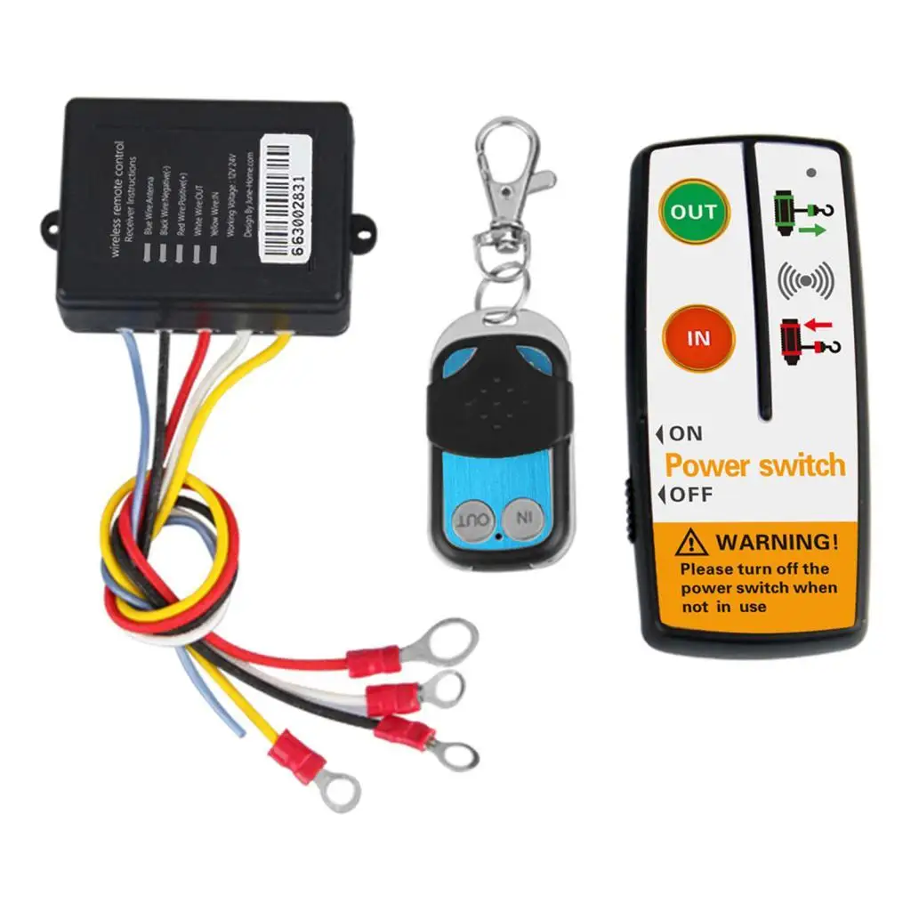 dolity 12V 50ft Wireless Remote Control Kit for Truck Jeep ATV Winch KLS-205/2