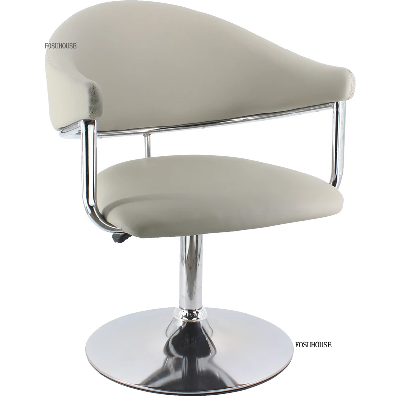 #Minimalist Barber Chairs Salon-specific Beauty and Hairdressing Stools American Adjustable Haircut Chairs Modern Salon