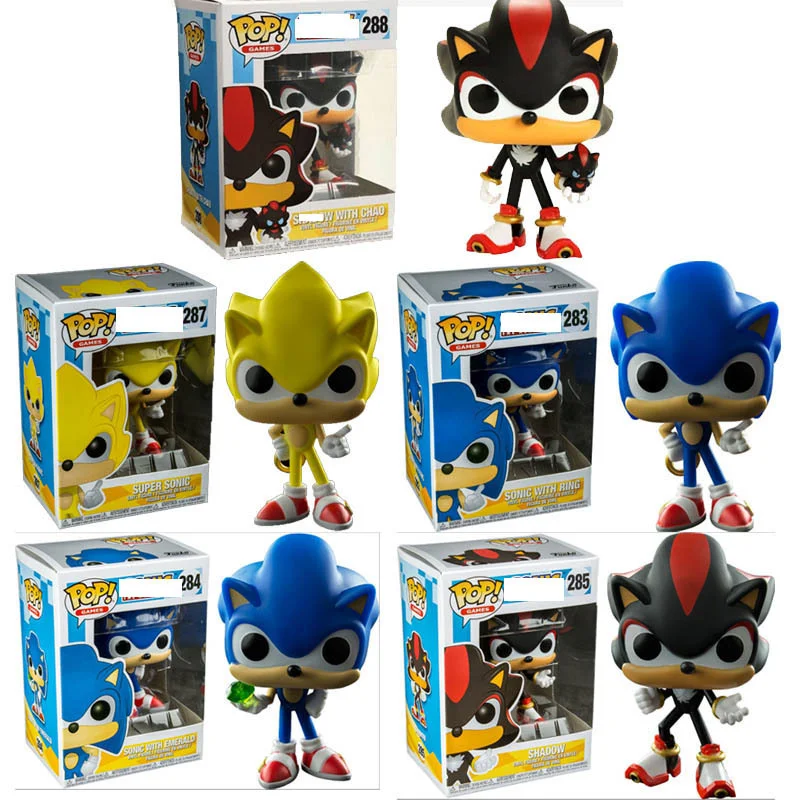 

Anime Cartoon Sonic The Hedgehog Hand-held Office Boy Ornaments Model Toys PVC Model Toy Ornaments Children's Birthday Gifts