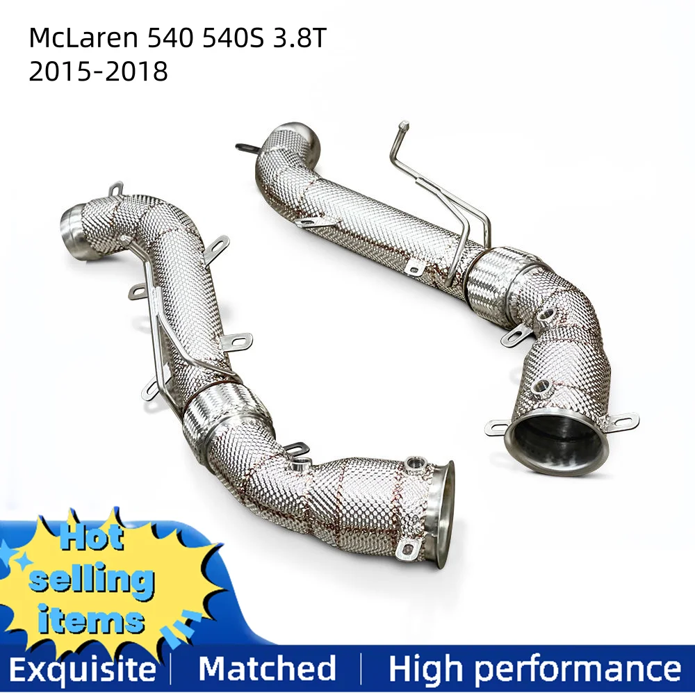 

Downpipe exhaust for McLaren 540 540S 2015-2018 3.8T sport exhaust pipe Catalytic converter Modified Racing performance