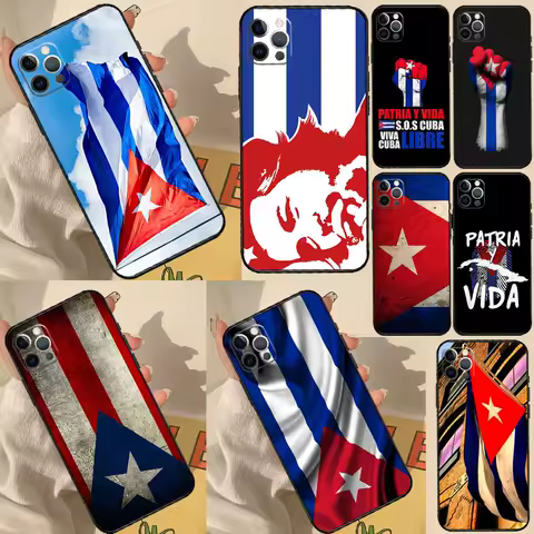 Cuba flag Art Phone Case For Samsung Galaxy S25 Ultra S20 S21 S22 S23 S24 Plus S9 S10 S24 FE Back Cover