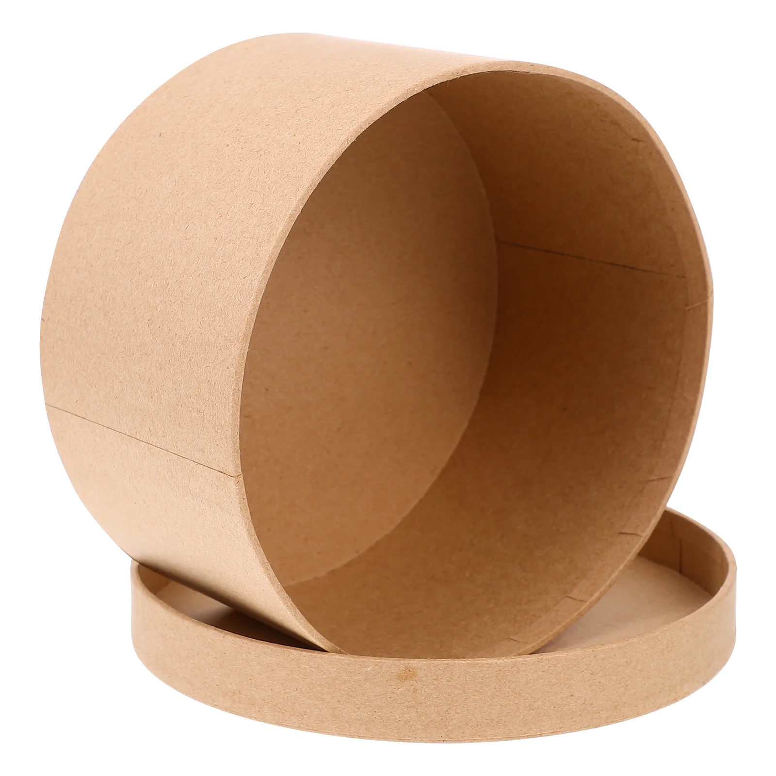 

Round Cake Box Cookie Packaging Boxes Kraft Paper Case Treat Carton Bakery Sweet Container Gift