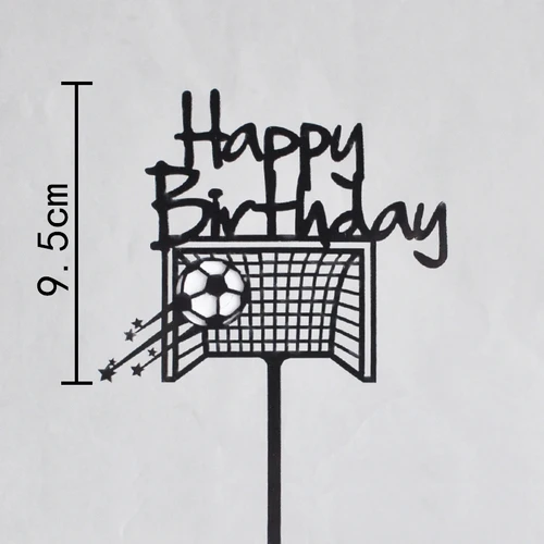 Fußball Junge Kuchen Dekoration Fußballplatz Spieler Puppe Cupcake Top Alles Gute zum Geburtstag Dekoration Sport Kinder Party Supplies – Detail 16
