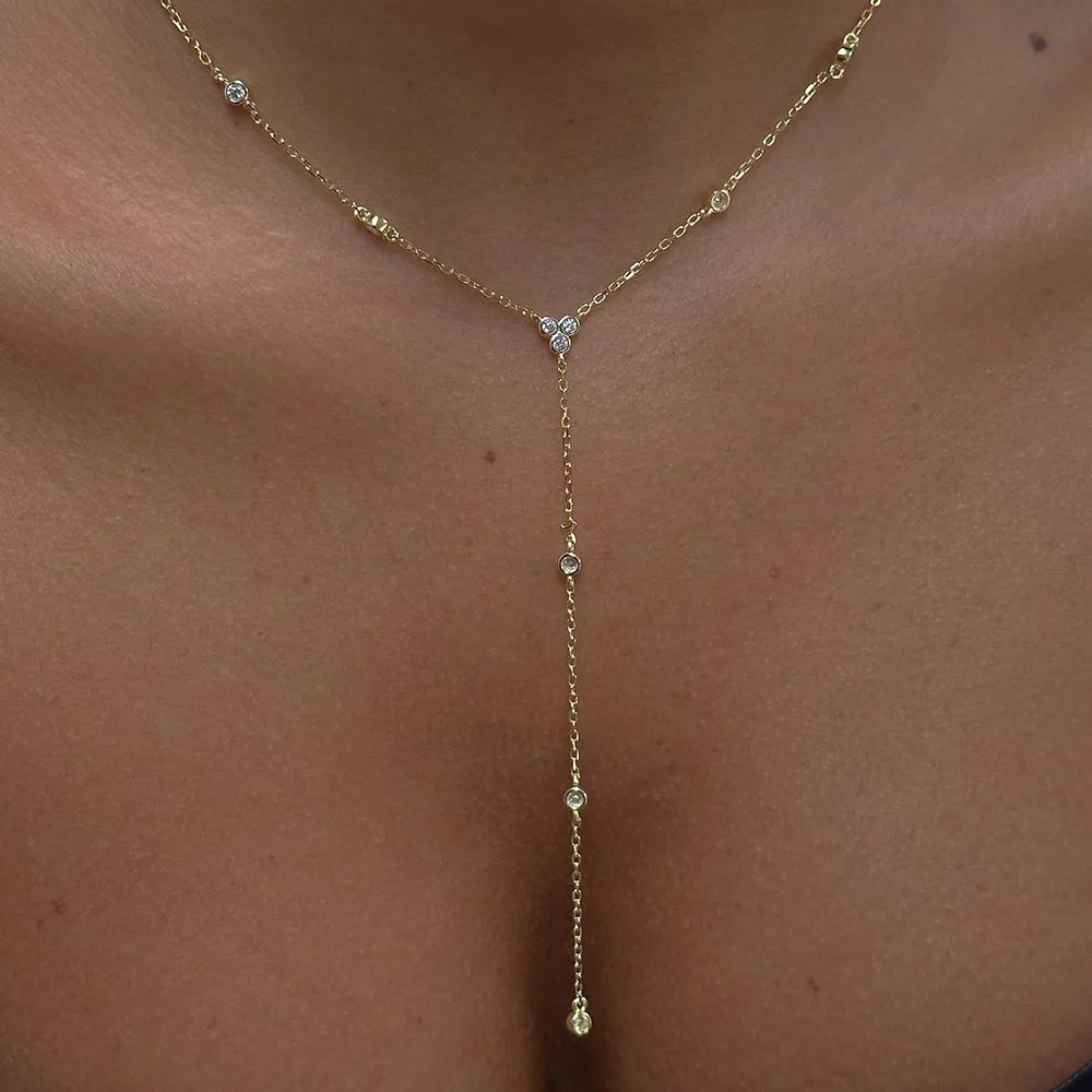 

YHTOT Stylish Stainless Steel Round Bead Long Layered Fashion Necklace Pendant Individualistic Chic Chain Jewelry 18K PVD Plated