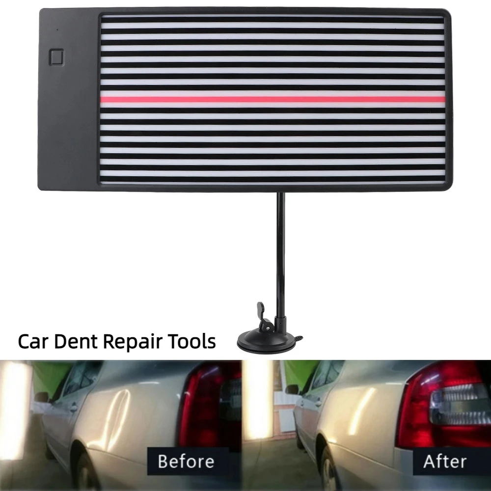 

Удаление вмятин PDR Инструмент для ремонта вмятин автомобиля Проволочная доска Светодиодный отражатель Наборы ламп Безкрасочная проверка Линия Набор отражателей