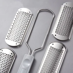 페디큐어 발 파일 캘러스 리무버 대형 발 Rasp 거대한 발 Grater Scrubber Pro 젖은 건조한 발을위한 스테인레스 스틸 캘러스 파일