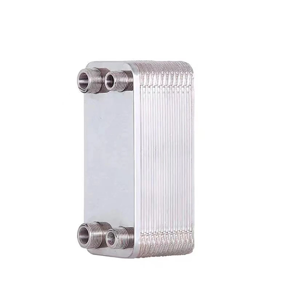 

38 Plates Brazed Plate Heat Exchanger Beer Wort Chiller Cooler Home Brewing Beer Brazed Plate Type Water Heater Sus304