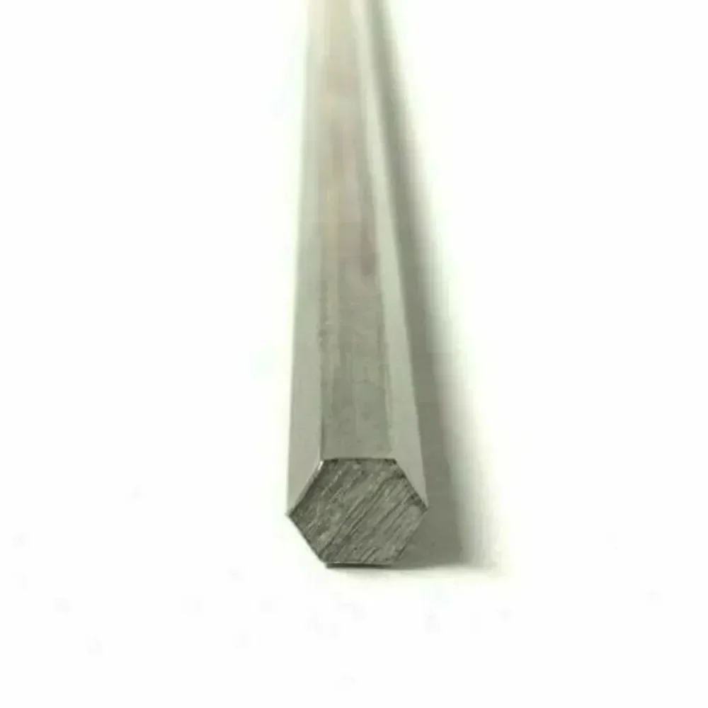 304 Stainless Steel Hex Rod Bar 5mm 6mm 7mm 8mm 10mm 12mm 15mm Linear Shaft Metric Bars Ground Stock 300mm Customize Length