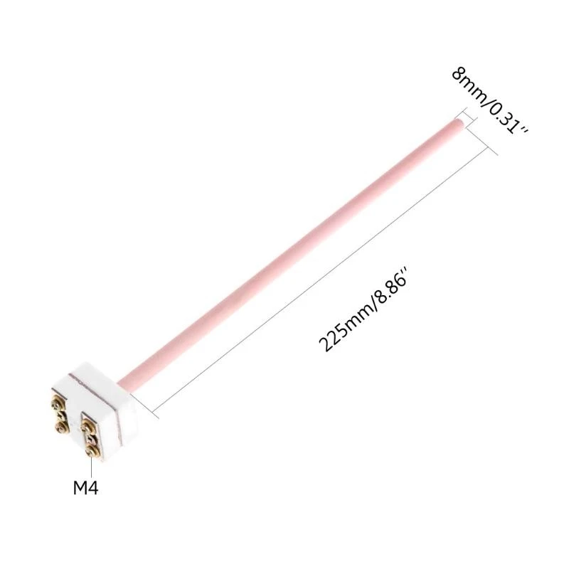 

97QC WRP-100 S-type Rhodium Thermocouple 225mm Temperature Probe for