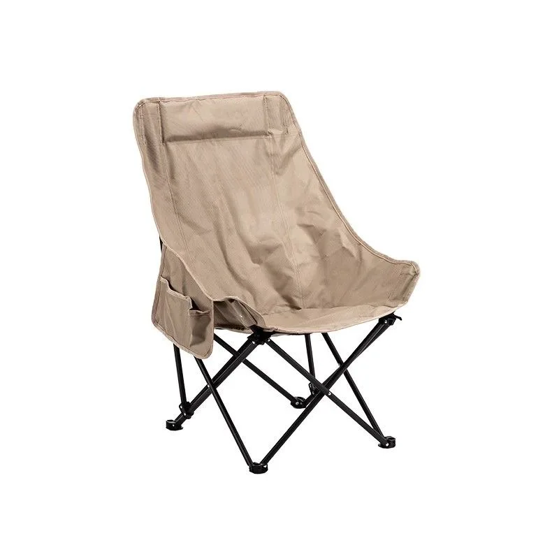 Outdoor Folding Chair, Camping Chair, Sunshade, Beach Moon Chair, Portable Recliner, Picnic Fishing Chair, Stool